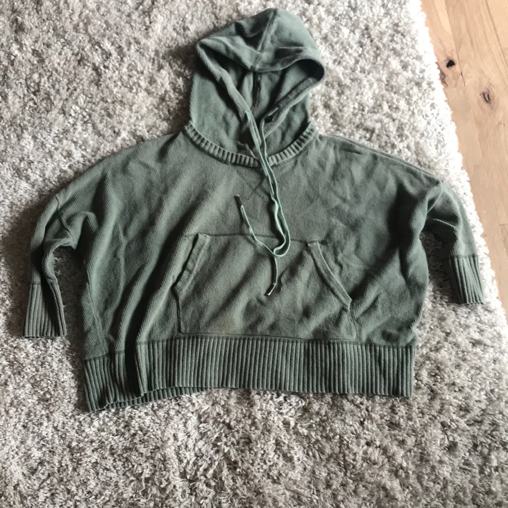Nicholas K- chenille cropped hoodie.